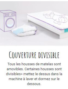 Matelas lit bébé 70X140cm -... 2