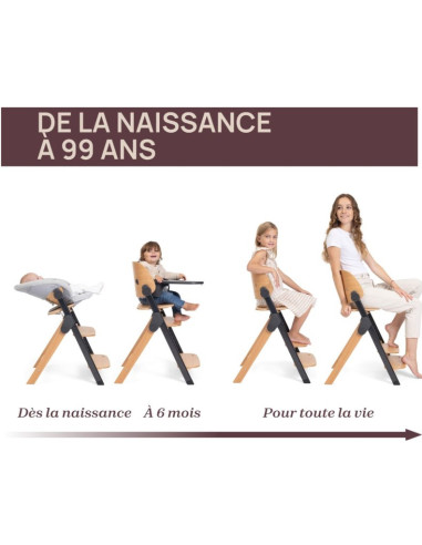 Chaise haute évolutive Meraviglia -...