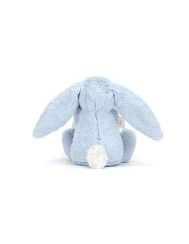 Doudou Lapin bashful 34cm - Bleu