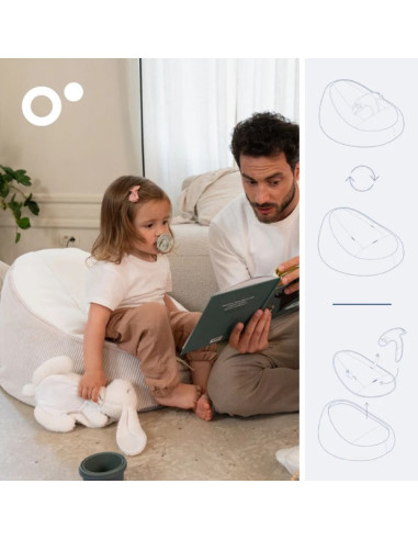 Pouf évolutif Seat'n Grow - Sand