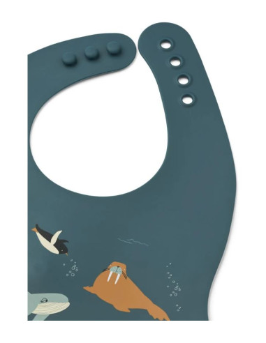 Lot de 2 bavoirs en silicone Ember -...