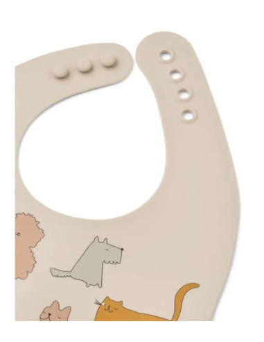 Lot de 2 bavoirs en silicone Tilda -...