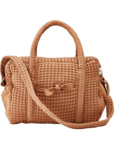 Sac à langer coton gaufré -...