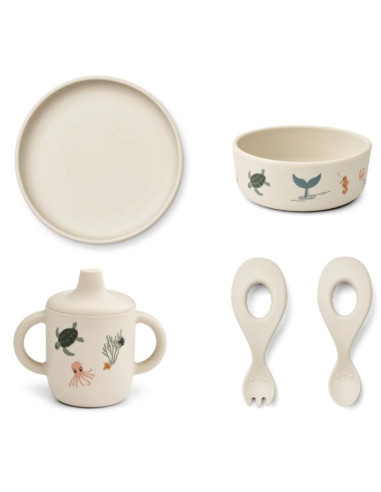 Coffret repas en silicone Ryle - Sea...