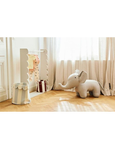 Peluche Elephant - Lin Gris 55cm 