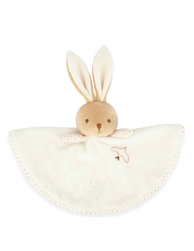 Doudou Lapin rond 26cm - Créme