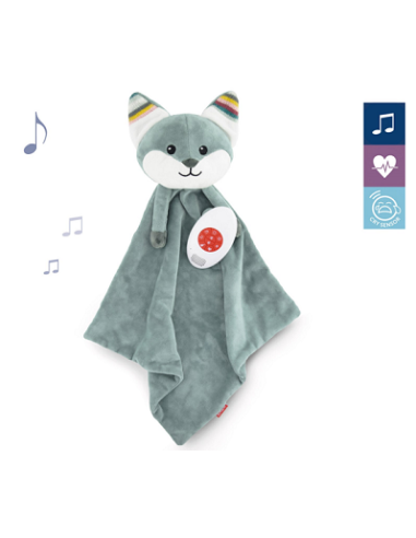 Doudou Baby Zazu bruit blanc - Chat