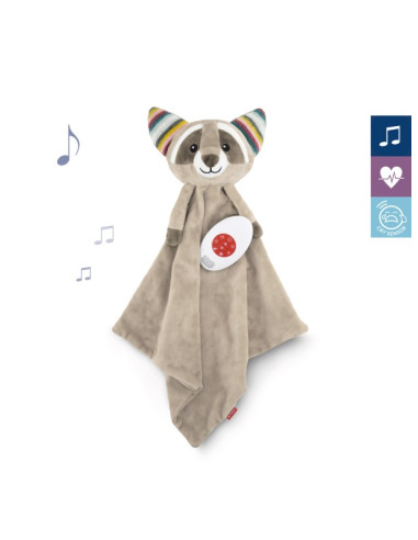 Doudou Baby Zazu bruit blanc - Racoon