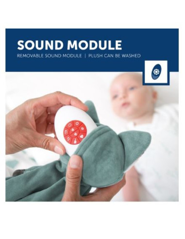 Doudou Baby Zazu bruit blanc - Rabbit...