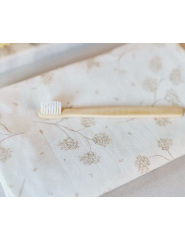 Gant de toilette mousseline 15x21cm...