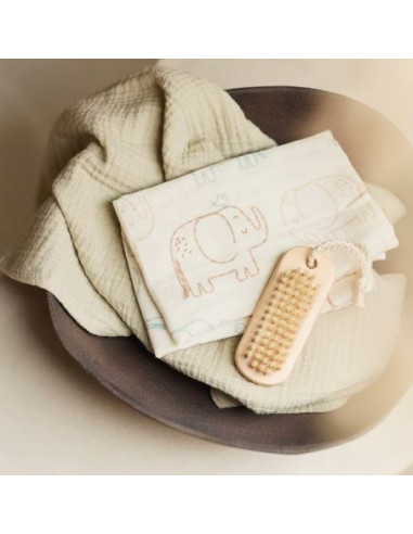 Tetra mousseline 70x70cm 3pces -...