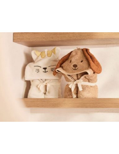 Cape de bain terry 75x75cm - Charlie Cat
