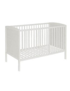 Lit Lya Hêtre 60x120cm - Blanc