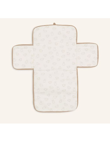 Tapis à langer Miffy Jacquard Teddy -...