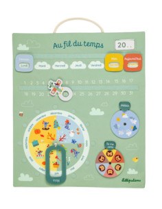 Calendrier tissu Au fil du...