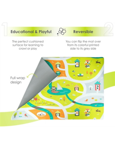 Tapis de jeu réversible Mülti - Miles