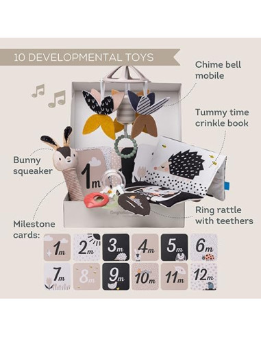 Coffret Noir et blanc pour nouveau-né...