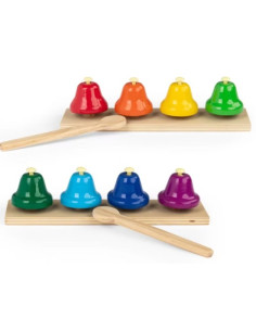 8 clochettes musicales -...