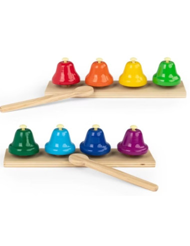 8 clochettes musicales - Les Popipop