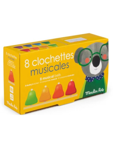 8 clochettes musicales - Les Popipop