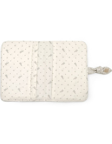 Protège carnet santé noeud - Mint...