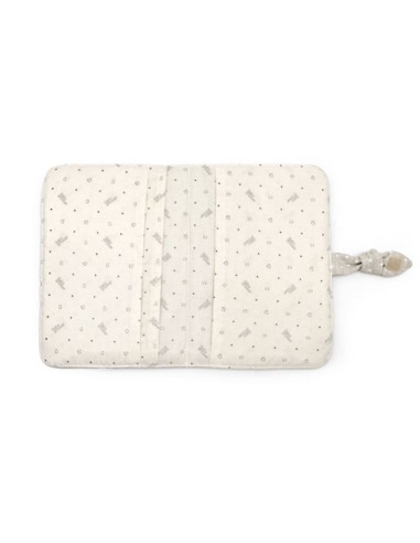 Protège carnet santé noeud Gaufré -...