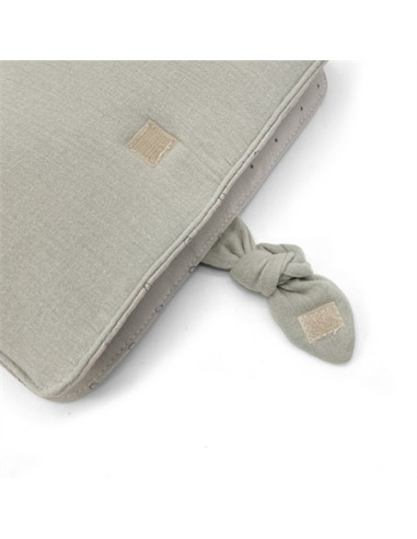 Protège carnet santé noeud - Dune Powder