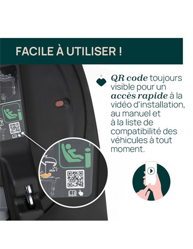 Base Rotative 360° iSize Kory et Bi-Seat