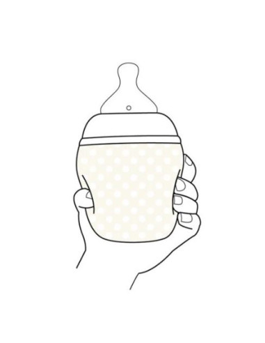 Biberon anti-colique en silicone...