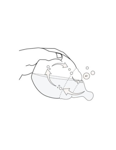 Biberon anti-colique en silicone...