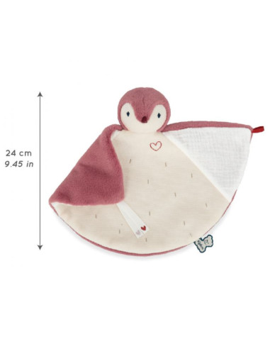 Doudou Manchot - Rose