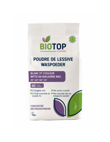 Poudre de lessive compacte Biotop - 2kg