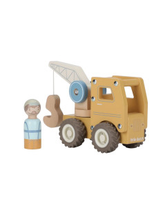 Grue en bois - Jaune
