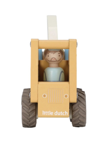 Grue en bois - Jaune