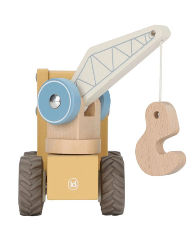 Grue en bois - Jaune