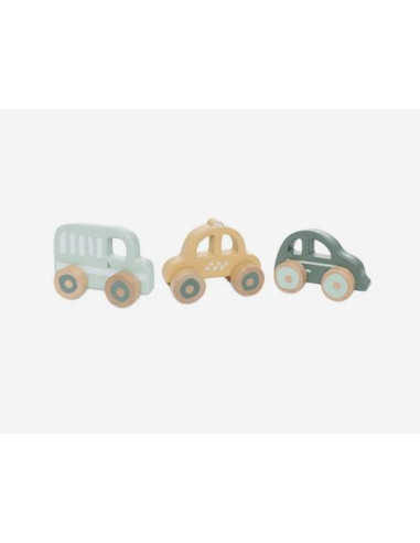 Set de 3 voiture en bois - On the Go