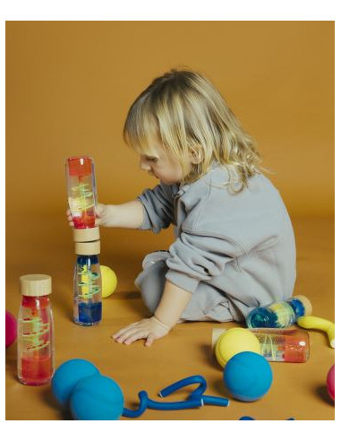 Bouteille sensorielle Move Spiral - Pink