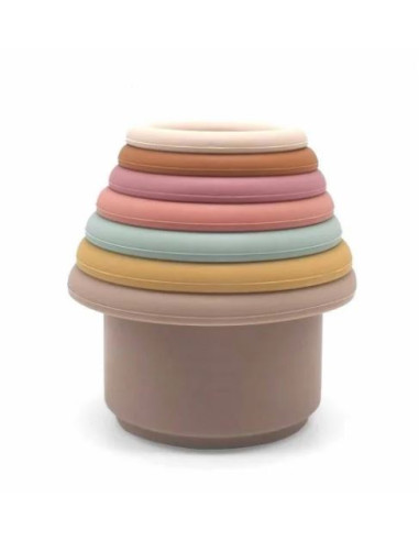 Gobelets en silicone à empiler