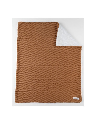 Couverture tricot Sherpa 75x100...