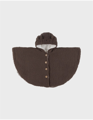 Poncho de voyage Teddy - Chocolat -...