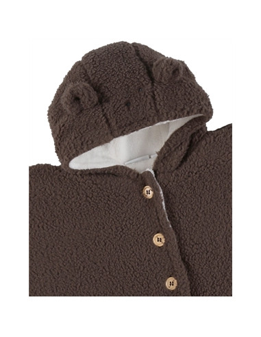 Poncho de voyage Teddy - Chocolat -...