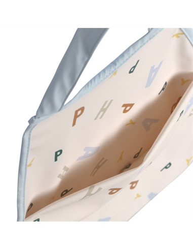 Bavoir avec poche - Happy Fruits Blue