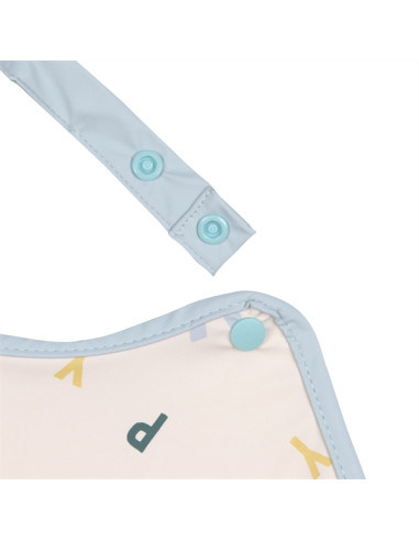 Bavoir avec poche - Happy Fruits Blue