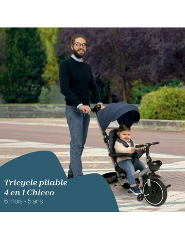 Tricycle évolutif 4 en 1 - Bleu