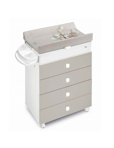 Commode à langer avec baignoire Asia...