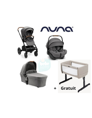 Trio Nuna Mixx Coloris au choix + Lit...