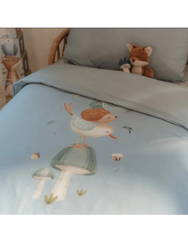 Housse de couette 110x140cm et taie -...