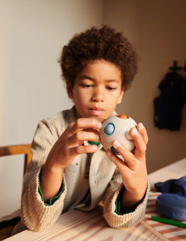 Balles Puzzle Solene - Ice blue multi...