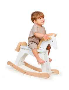 Cheval à bascule en bois -... 2