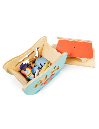 La petite arche de Noé en bois